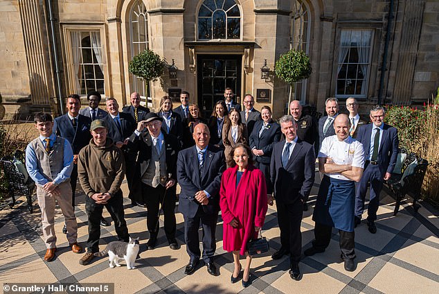 Barnsley native Valeria Sykes (pictured center) purchased the 17th-century manor house back in 2015.